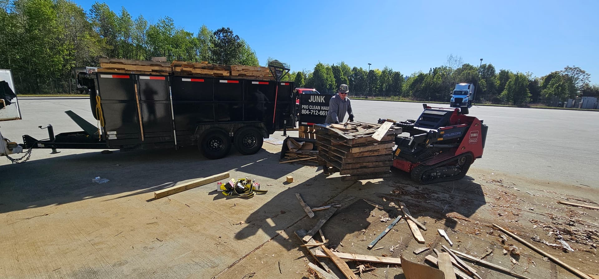 120 Pallet Pickup at Maola Milk Company in Chester Virginia image