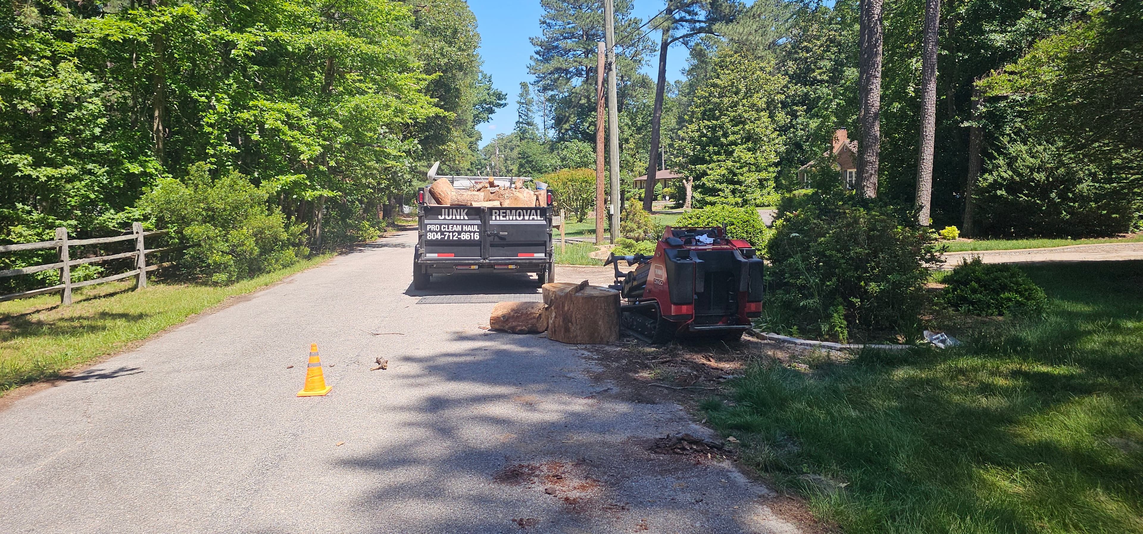 Project Tree Stump and Debris Hauling Done Right in Chesterfield County image