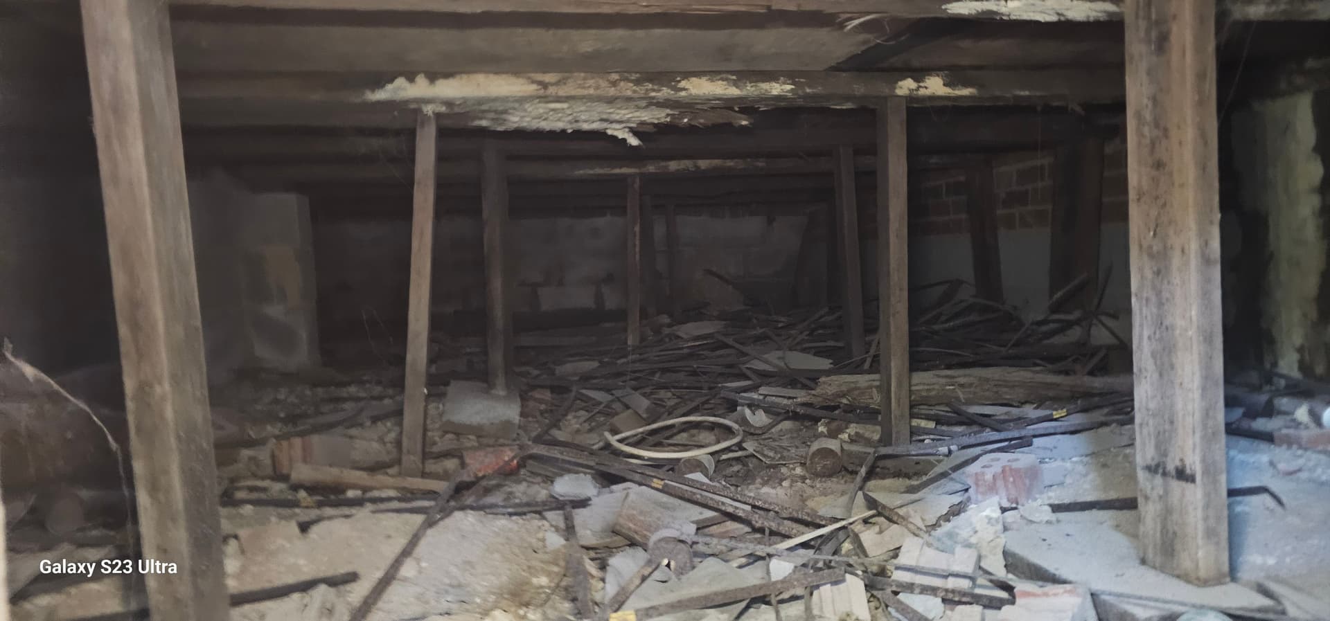 Crawl Space Cleanout With Metal, Brick, and Concrete Removal image
