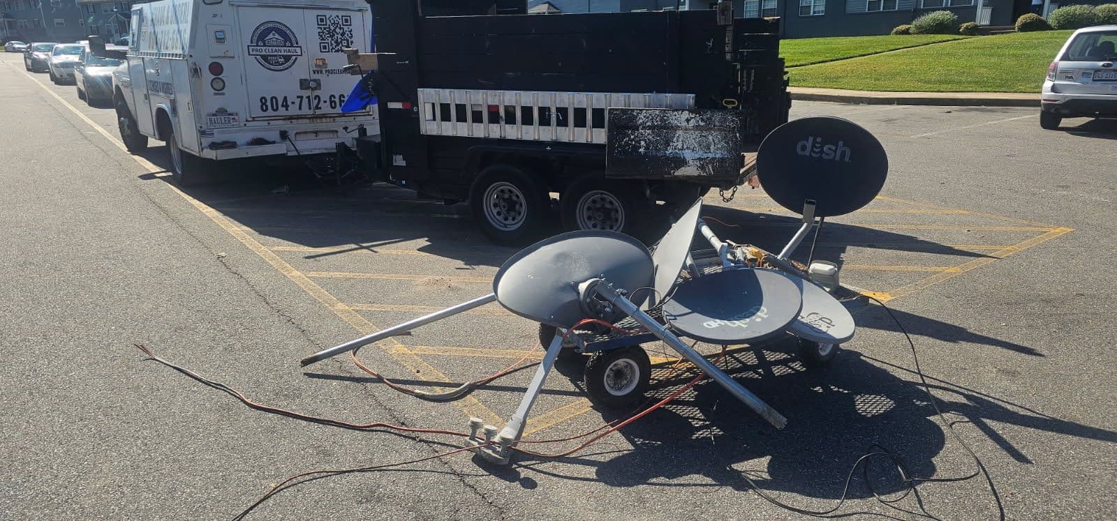 Efficient Satellite Dish Removal by Pro Clean Haul image