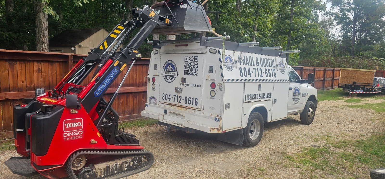 Efficient Debris Removal with Our Toro Dingo TX-1300 image