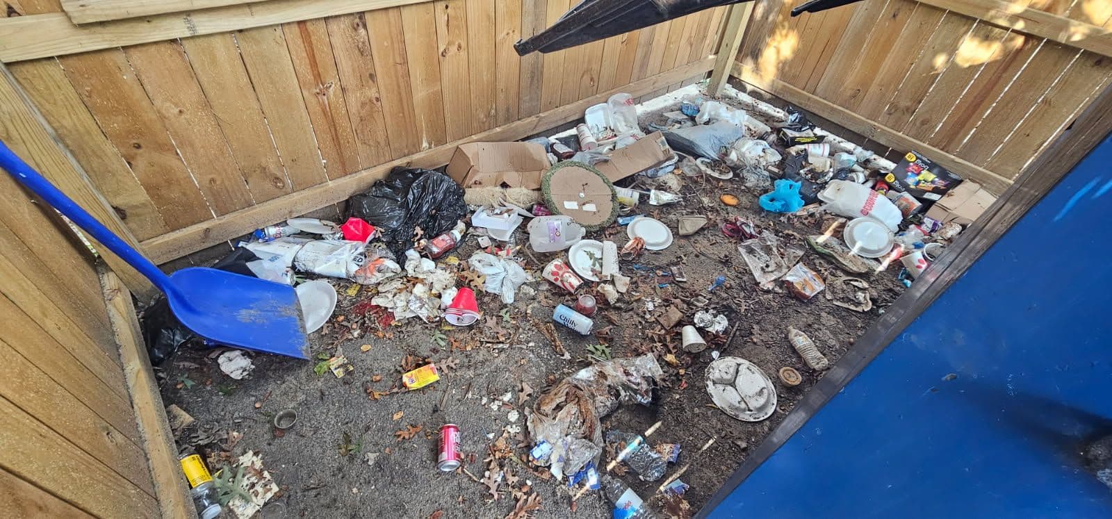 Dumpster Enclosure Cleanup at Colonial Heights Apartments image