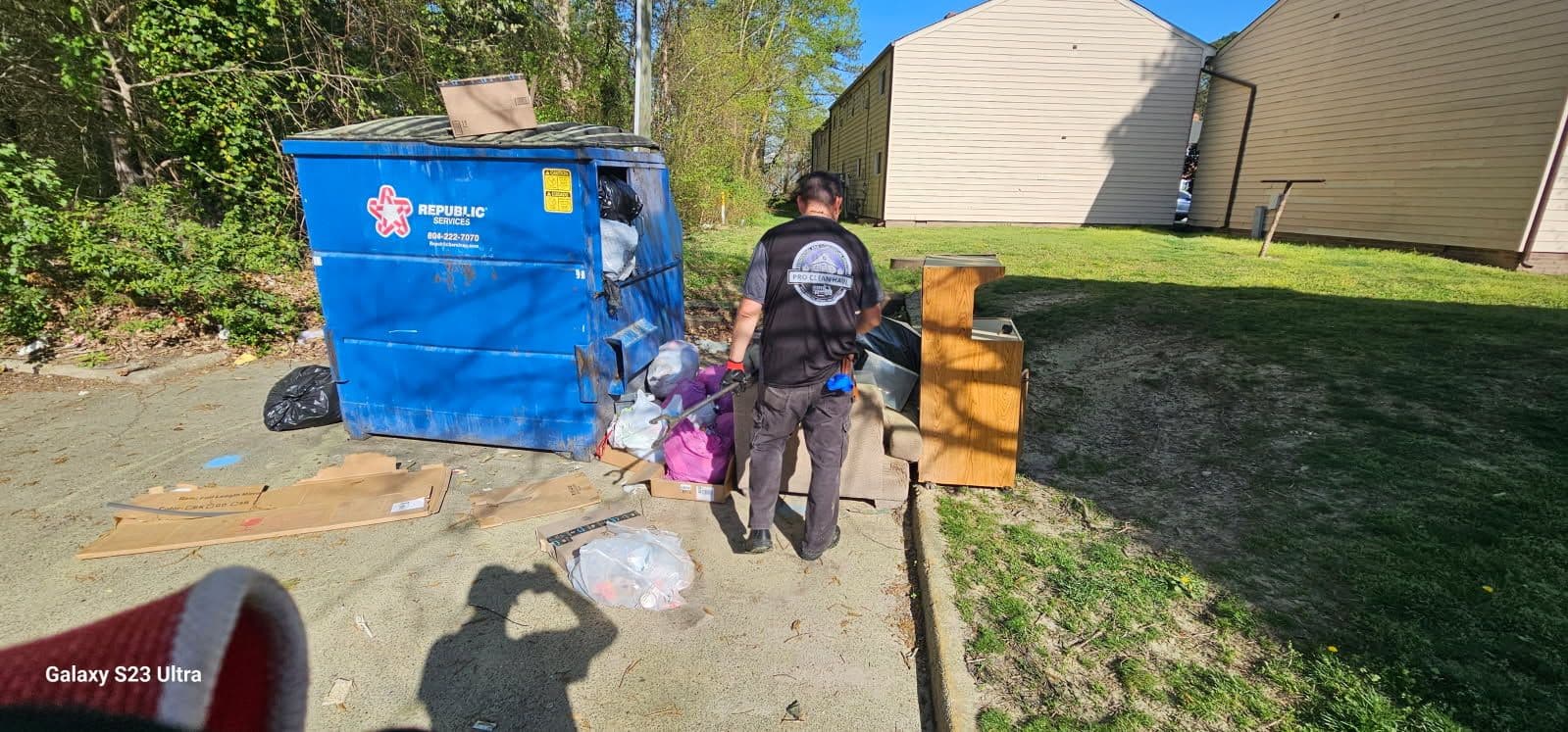 Dumpster Enclosure Cleanup in Colonial Heights image