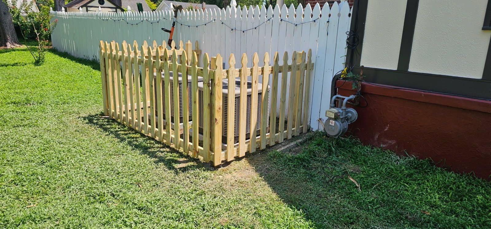 New Fence Installation for HVAC Units image