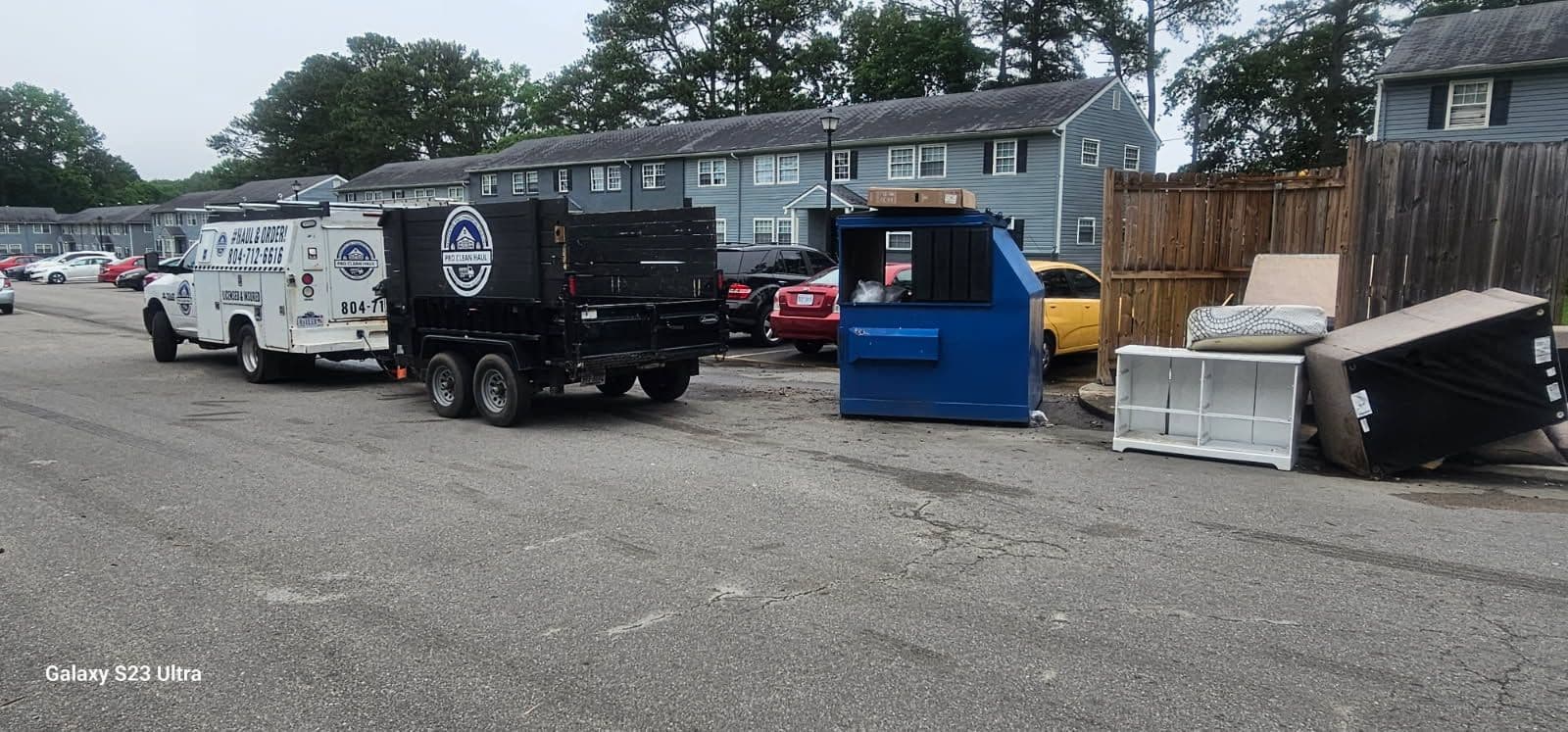 Richmond Parking Lot Junk Cleanup Success