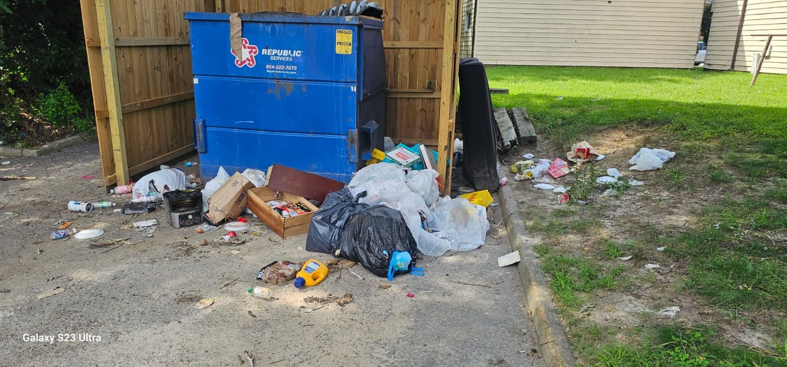 Dumpster Enclosure Cleanup Made Easy image