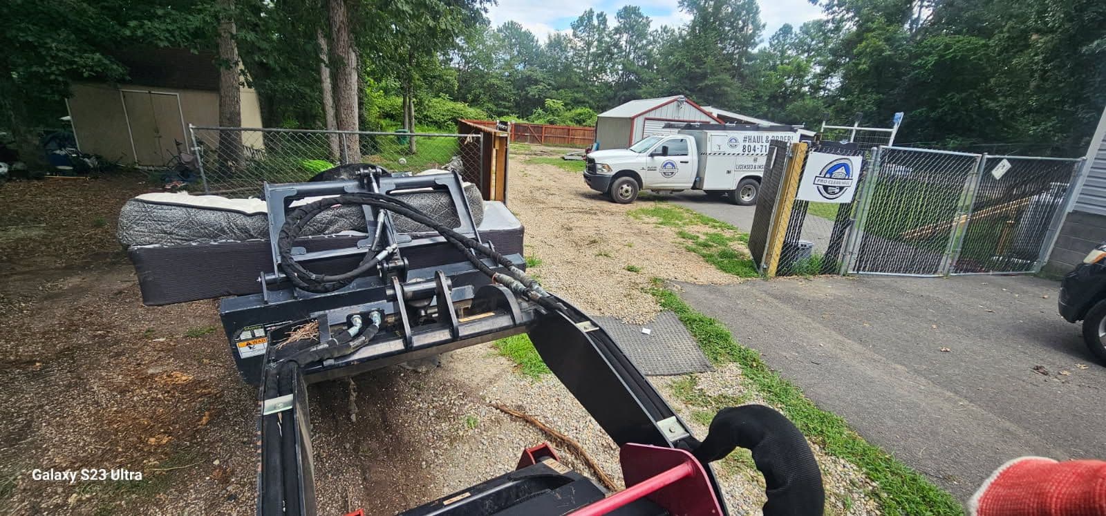 Efficient Junk Removal with Toro TX1300 Mini Skid image
