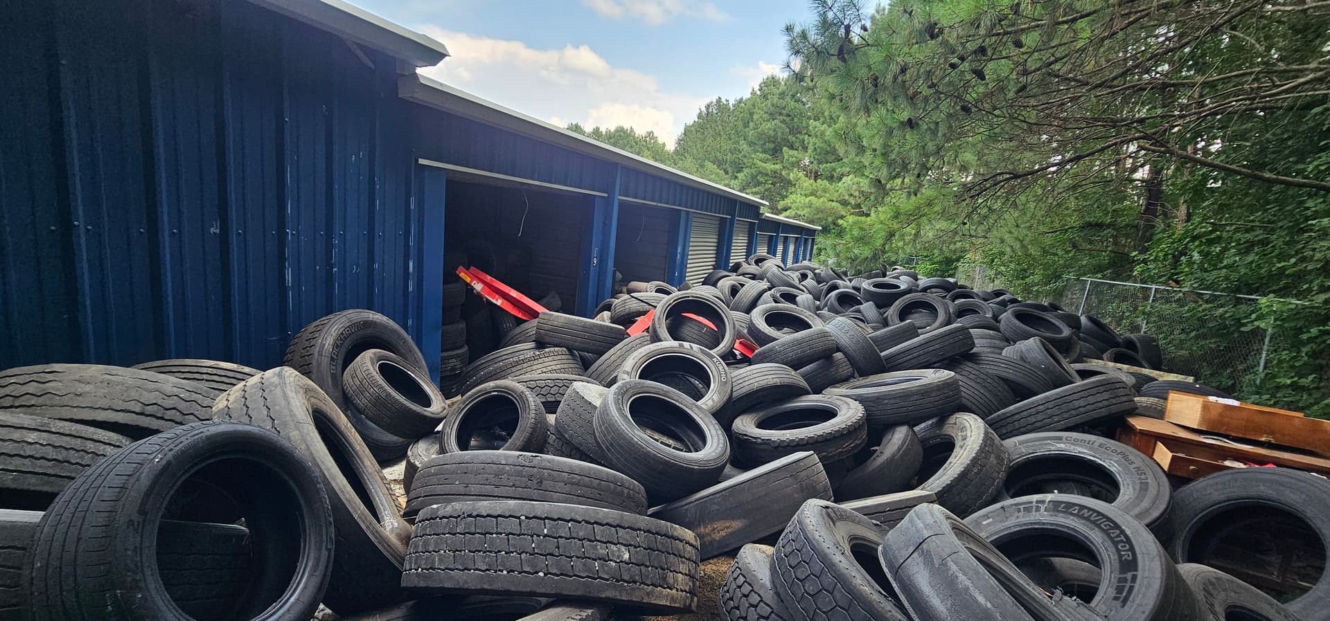 Gallery photos for Massive Tire Pile Removal in the Dinwiddie and Petersburg Area: Image #1