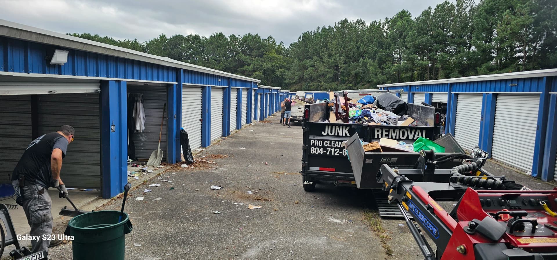 Storage Unit Cleanout in Petersburg That Was Packed to the Walls image