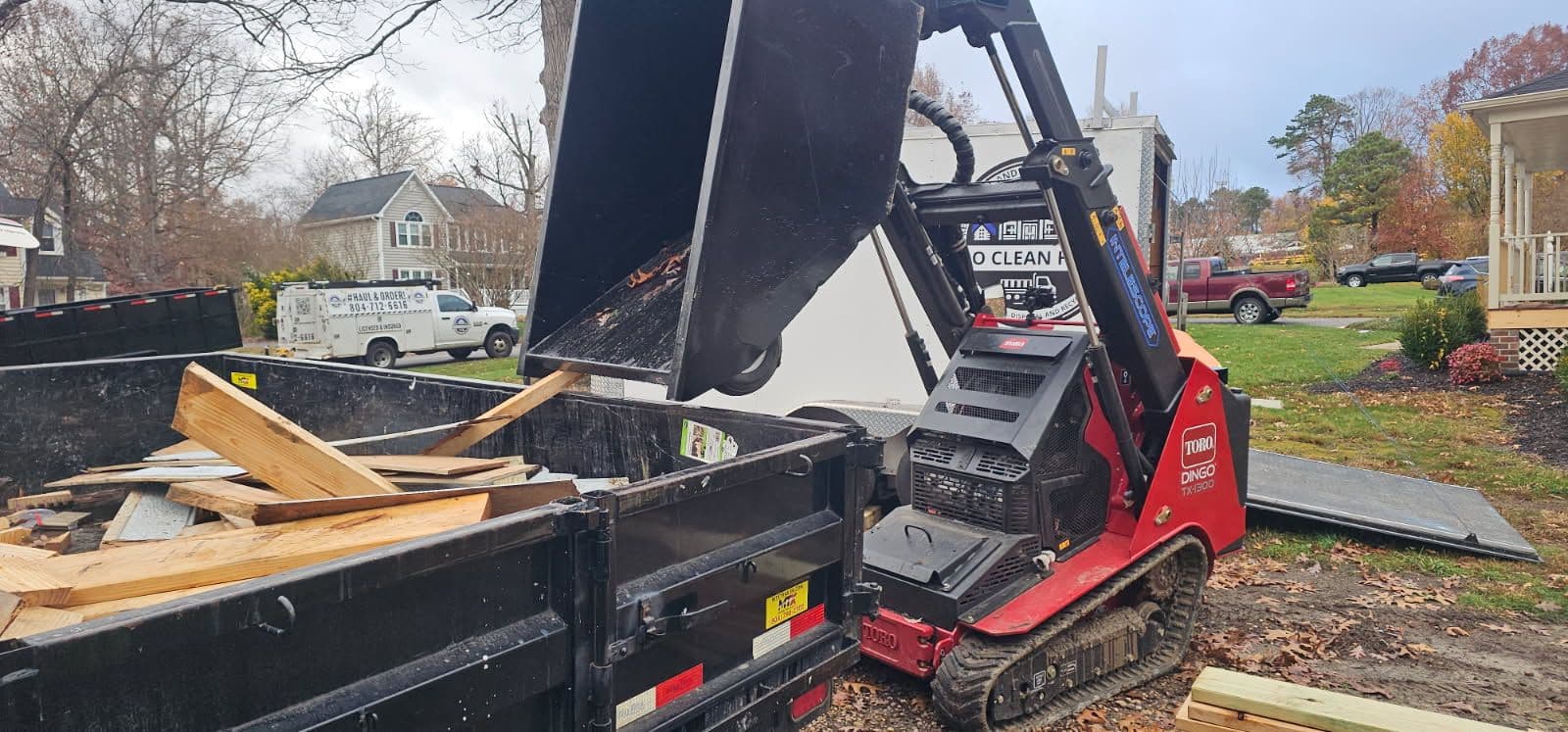 Efficient Debris Removal in Chester with Our Toro Dingo TX1300 image